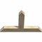 Ekena Millwork Portland Rough Sawn Timber Gable Bracket, Douglas Fir, 48"W x 30"H x 4"D x 6"F, 15/12 Pitch GBW048X30X0406POR00RDF - alternate 2